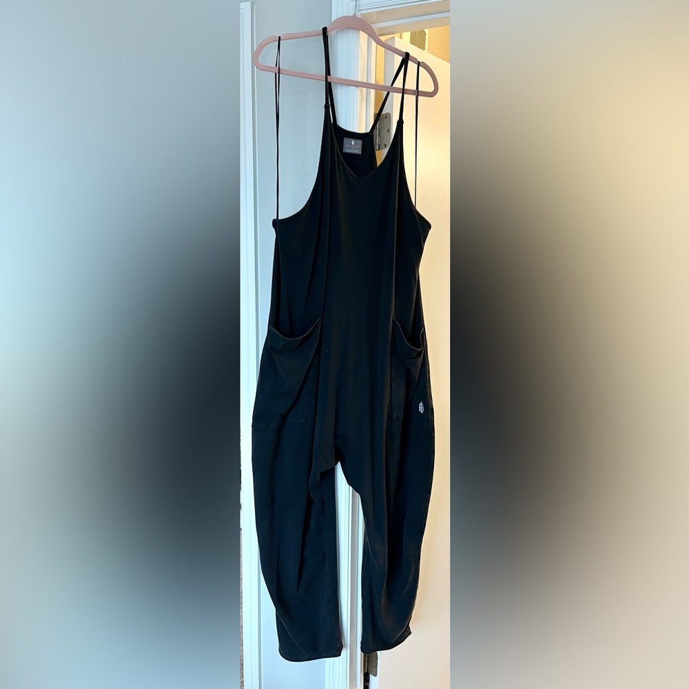 FP Movement Sleeveless Scoop Neck Ankle Length Patch Pocket Hot Shot Onesie